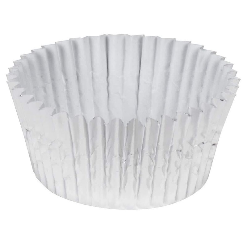 Ateco Baking Cups - Silver Foil - 200 pcs -