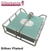Napkin Holder Hamburg 19 x 19 cm Silver