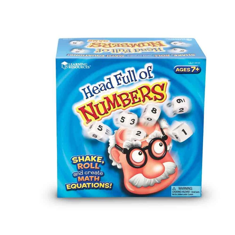 Learning Resources Head Full of Numbers, Math Games for Kindergarten,