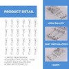Set of 25 Universal Curtain Track Rollers Hooks, Ceiling Mount