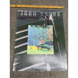 John Deere Commercial Front Mowers For 1996 Sales Brochure 11 Pages