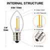 Tsunetani-C7 Edison LED Mini Night Light Replacement Bulbs 0.5W Equivalent
