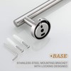 USHOWER Brushed Nickel Towel Bar, 32-Inch Towel Racks for Bathroom