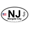 US Decal, Inc. Margate City, New Jersey Oval Sticker