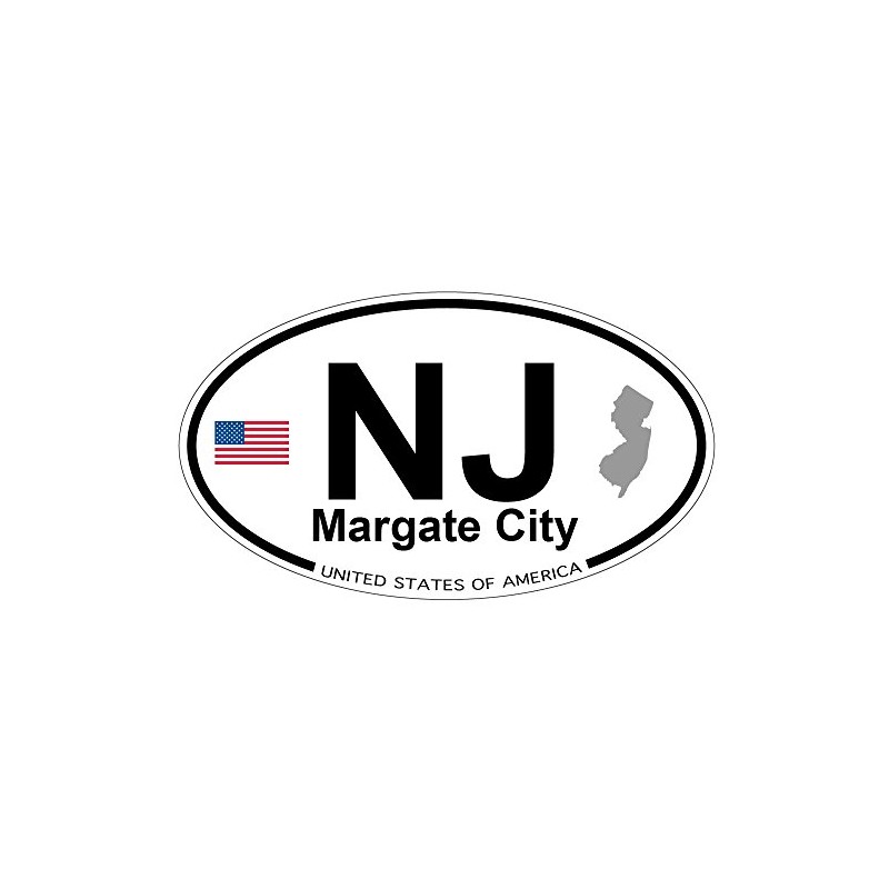 US Decal, Inc. Margate City, New Jersey Oval Sticker