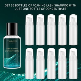 Lash Shampoo Concentrate (100ml/ 3.42oz): Deep Cleanse, Long-Lasting Hydration, Gentle Formula (Sensitive Eyes & Lash Extensions Makes Up To 20.5oz), 6 Customizable Fragrances (Lavender)