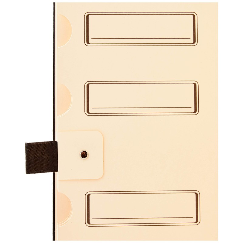 Saro - Sorting File Folder Long Foolscap Black