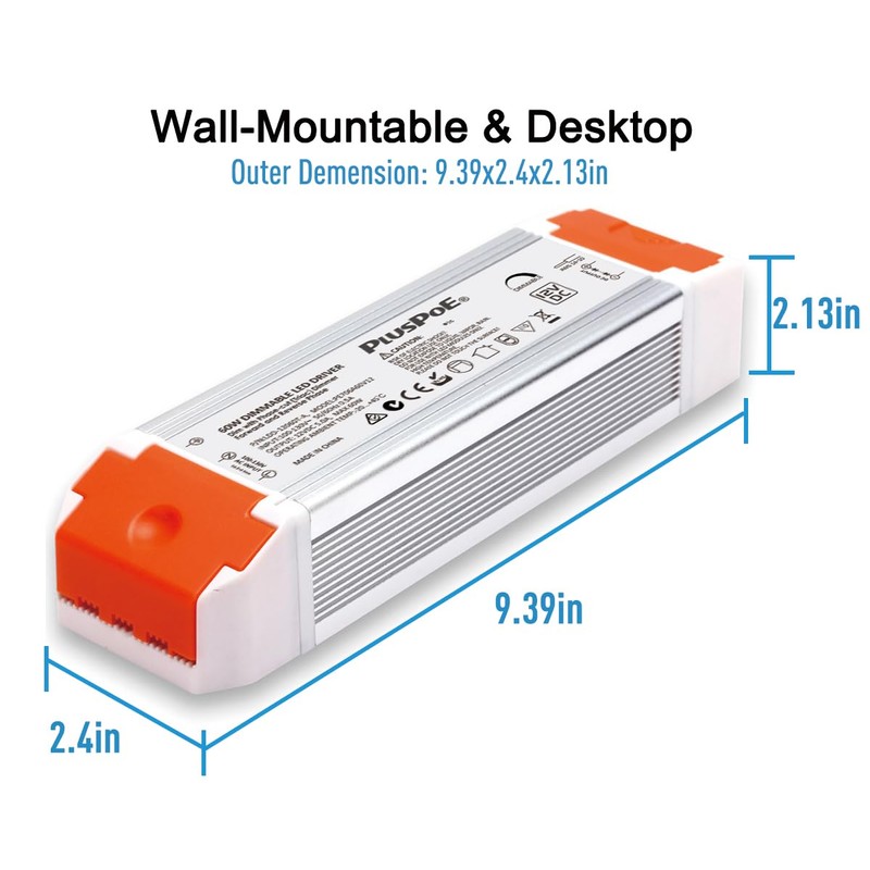 60W Dimmable LED Transformer, 12V Triac ELV/MLV/Dimmable Led Driver, Compatible