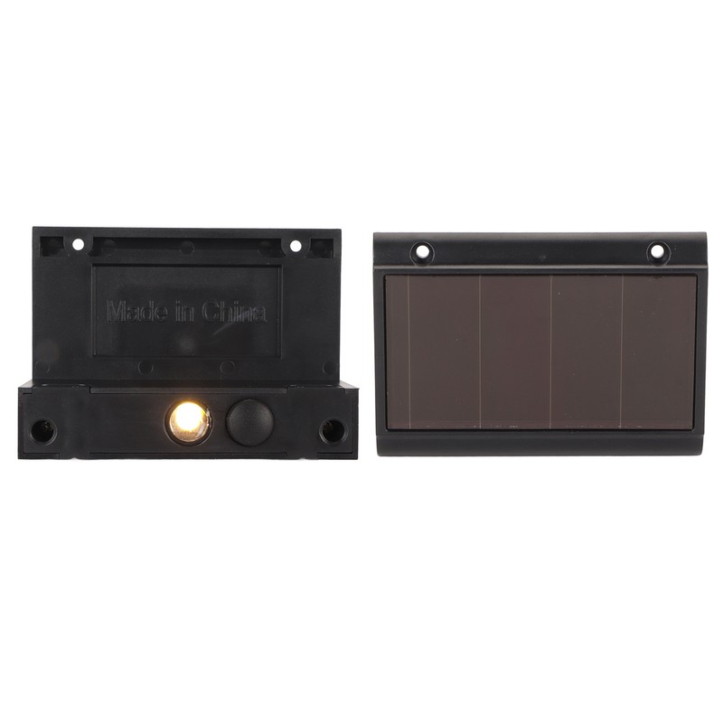 Solar Wall Light Warm Light IP67 Waterproof Multifunctional Eco Friendly