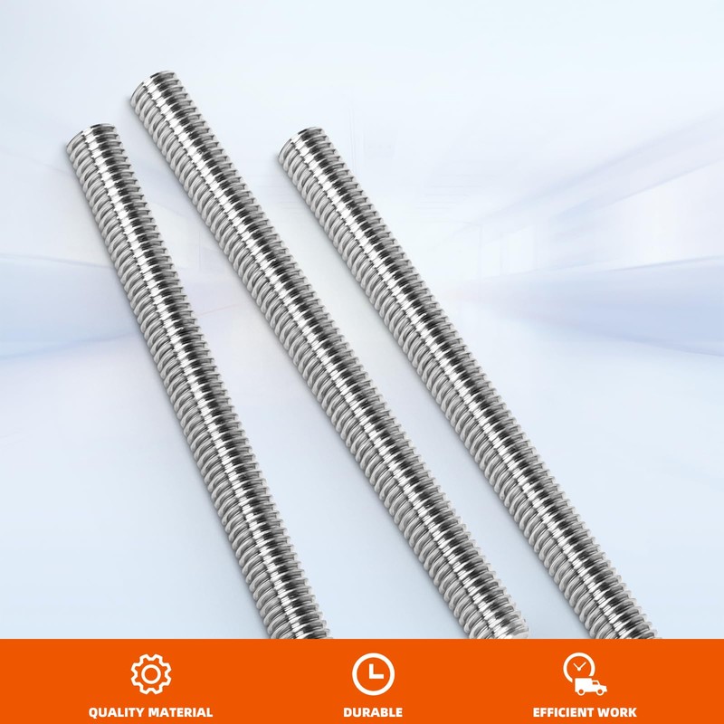 MewuDecor M4-0.7 x 100mm Fully Threaded Rod, Long Threaded Screw,