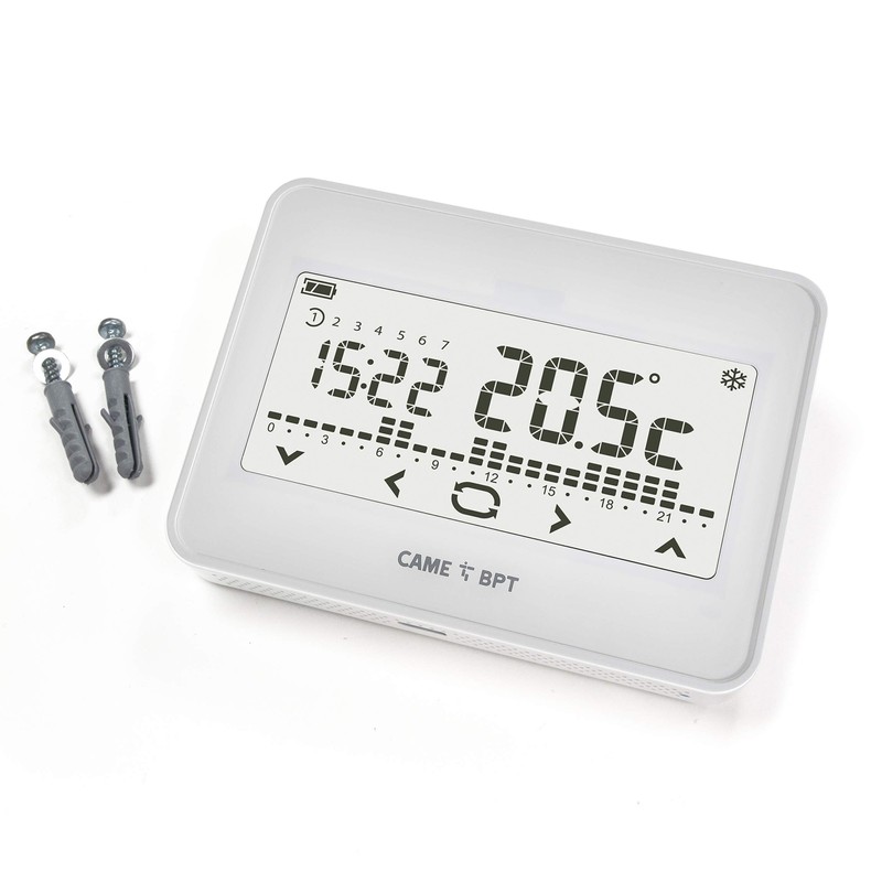 CAME TH/550 WH Touchscreen Thermostat, Digital Room Thermostat with WLAN