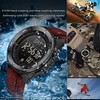 BIEWO Men's Military Sports Watch Digital 5ATM Waterproof Fitness Watch