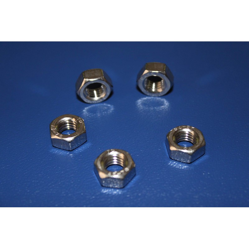 Pack of 100 M3 Hexagon Nuts DIN 934 - A2