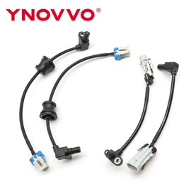 Ynovvo 4pcs 22676175 22703077 Front Rear Left & Right ABS Wheel Speed Sensors ABS40 ALS1344 AB1379 V51720070