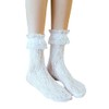 Ao Yee ZGL Women Ruffle Cute Socks for mid-calf, Lace