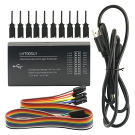 LHT00SU1 USB oscilloscope Virtual Oscilloscope Logic Analyzer I2C SPI CAN Uart Full-Featured Signal Generator with 16MHz Max Sampling Rate
