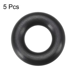 sourcing map Fluorine Rubber O Rings, 18mm OD, 11mm Inner Diameter, 3.5mm Width, Seal Gasket Black 5Pcs