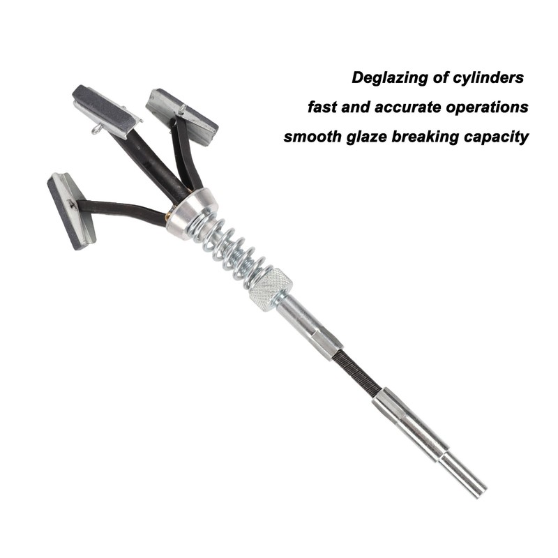 Engine Cylinder Hone Tool Deglazer with 3 Piece 1 1/8in
