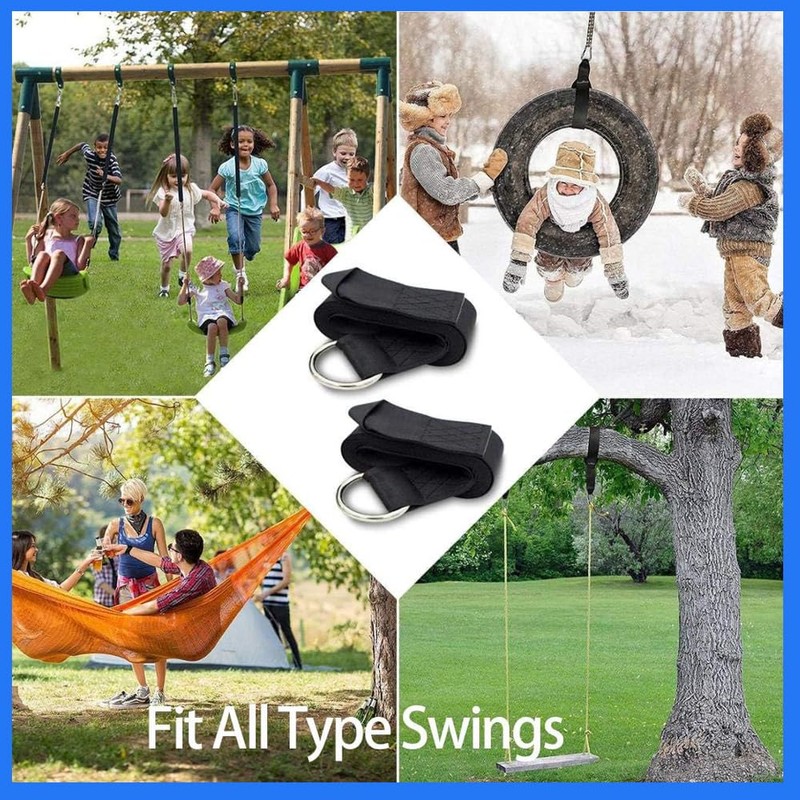 6 Sets Tree Swing Straps Hanging Kit Strap, 50cm x