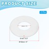 PATIKIL Wall Split Flange 1.73"/44mm, 3Pcs ABS Round Self-Adhesive Escutcheon