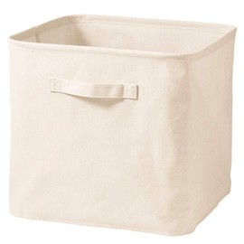 MUJI 38369714 Polyester Cotton Linen Blend, Soft Box, L Size (W x D x H): Approx. 13.8 x 13.8 x 12.6 inches (35 x 35 x 32 cm)