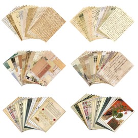 260 Sheets Scrapbook Paper, Vintage Design Decorative Craft Paper, Single-Sided Pattern Aesthetic Scrapbooking Paper Journaling Supplies Scrapbook Kit for Journals Notebook Album DIY Craft