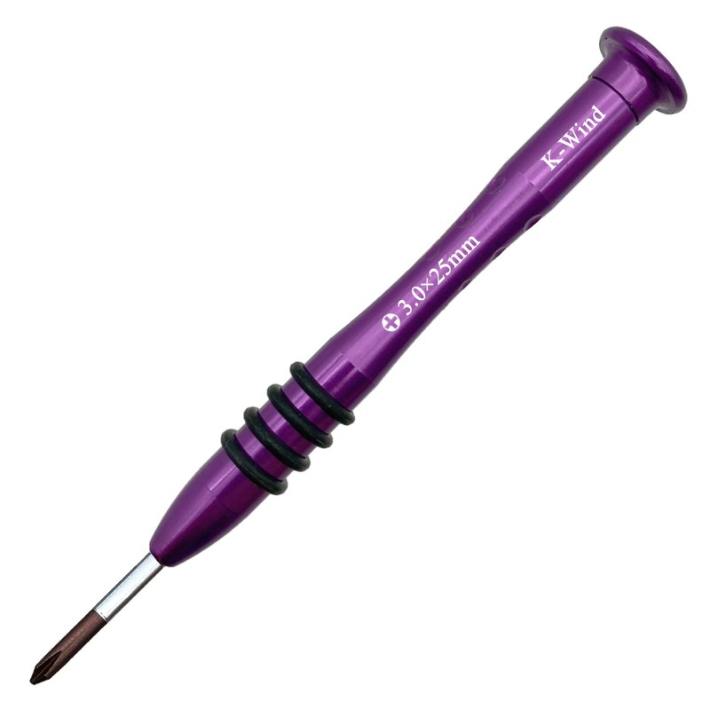 Precision Screwdriver Phillips #0 3mm, S2 Steel Head with Magnetism,