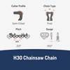 Husqvarna Chainsaw Chain 18-Inch .050 Gauge .325 Pitch Low Kickback