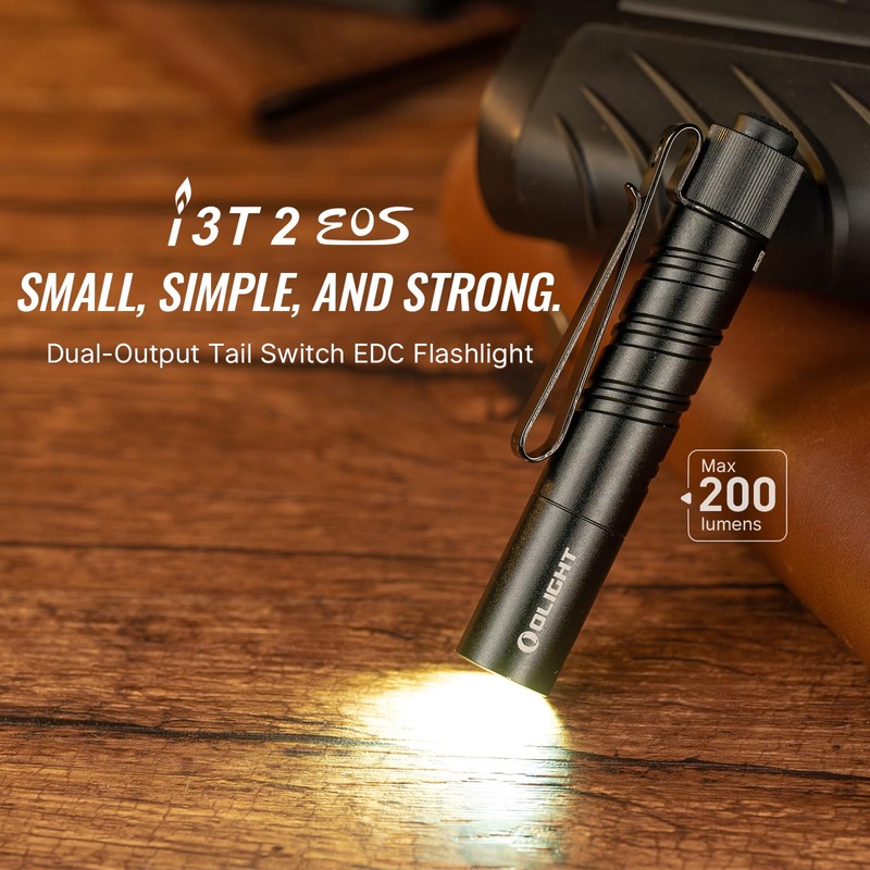 OLIGHT I3T2 EOS Torch 200 Lumens Meters Throw Mini AAA