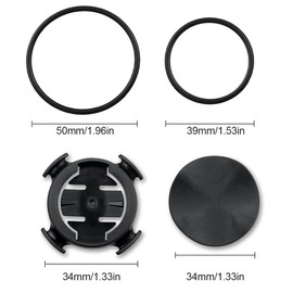 JTKREW GPS Bicycle Computer Holder, Bicycle Mount for Garmin GPS Bicycle Computer, Pack of 2, Handlebar and Stem Mount, Compatible with Garmin Edge 130/200/500/510/520/530/800/1000