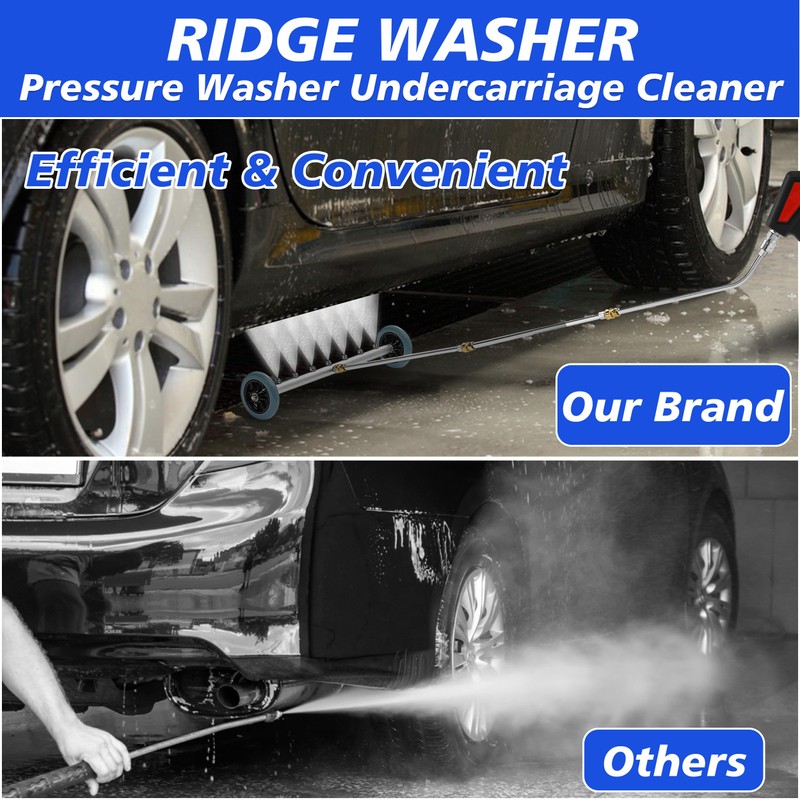 RIDGE WASHER Pressure Washer Undercarriage Cleaner, 24 Inch Undercarriage Car
