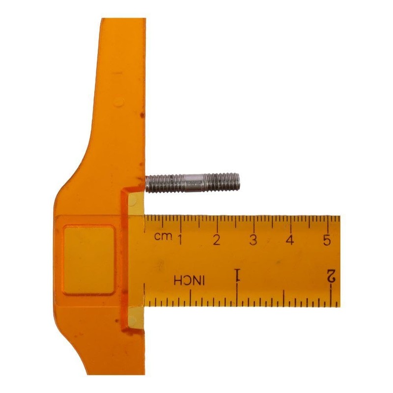 Fudeshe 20Pcs Fully Threaded Rods Studs,M6x25mm Double End Threaded Stud,Stainless