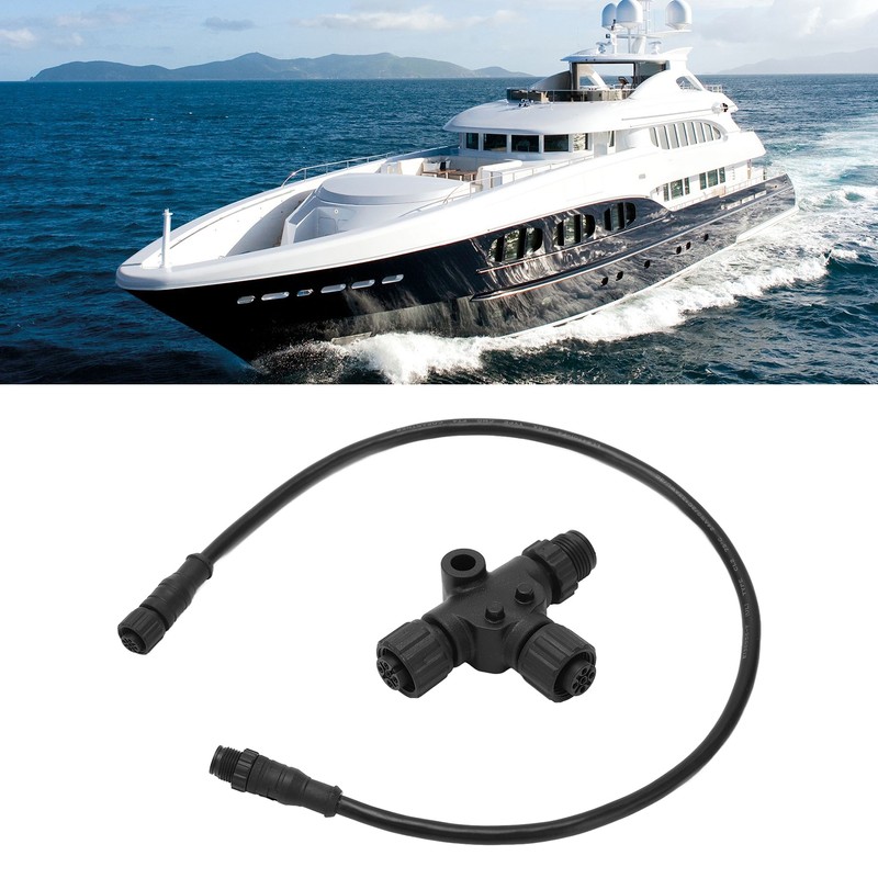 For NMEA 2000 Drop Backbone Cable with T‑Connector 5 Pin