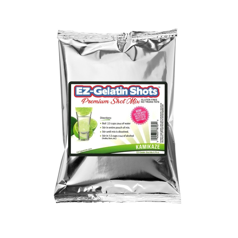 Kamikaze Jello Shot Mix 6.78 oz - Premium Gluten-Free Jello