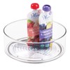 iDesign Cabinet/Kitchen Binz Drehteller, kleiner Schrank Organizer aus Kunststoff, durchsichtig,