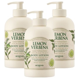 Skinfood Lemon Verbena Body Lotion, 450ml, 3 pieces / 스킨푸드 레몬 버베나 바디 로션, 450ml, 3개