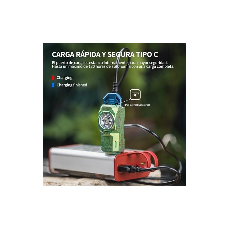 WUBEN X0 Mini linternas recargables, linterna EDC de bolsillo de