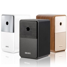 Sivelike Manual Pencil Sharpener,Auto-in Hand Crank Pencil Sharpener with Adjustable Point for Pencils and Colored Pencils,Desk Pencil Sharpener for Kids, Students, Classroom, Home and Office (Black)