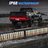 MICTUNING 60" Triple LED Tailgate Light Bar IP68 Waterproof Plug-and-Play