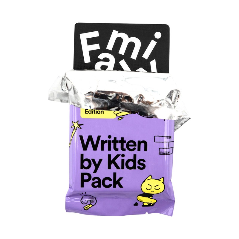 Cards Against Humanity Family Edition: Written By Kids Pack •