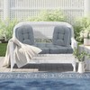 Blytieor 3 Piece Wicker Chair Cushion Set, 1 Loveseat Wicker