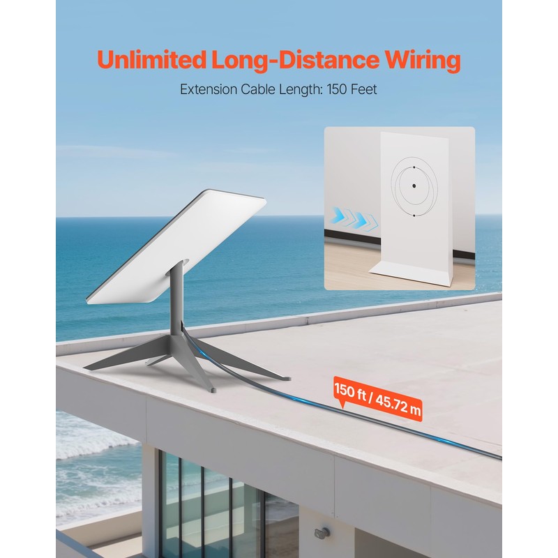 VEVOR Starlink Gen 2 Cable, 150 FT, 24 AWG Copper