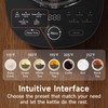 ICOOKPOT Hot Glass Electric Kettle with Tea Infuser and Temp