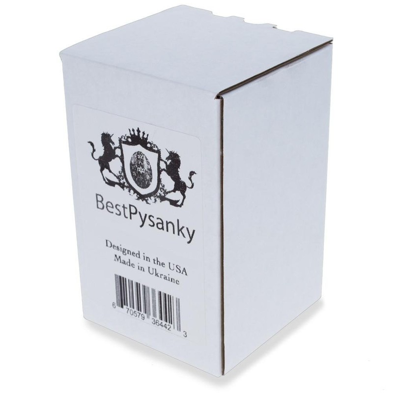 BestPysanky 1895 Rosebud Royal Egg Glass Ornament