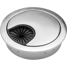 Desk Grommet 20pack Brozigo Cable Grommet 2inch for Desk Cord Hole Cover Computer Table Cord Wire Organizer Caps Slive