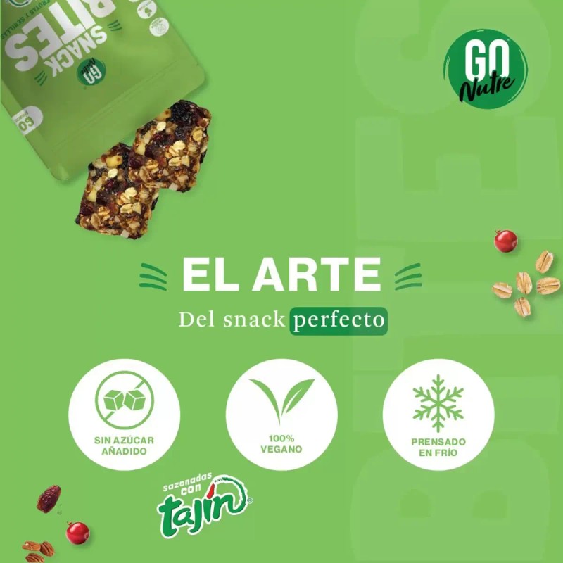 60 Pack Snack Bocado Frutas Y Semillas Sazonada Tajín Vegano