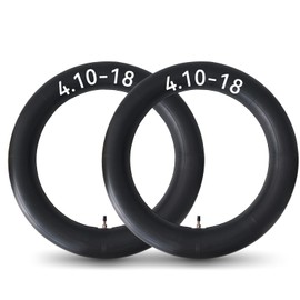 4.10/4.50-18" Inner Tube 110/100-18,110/90-18,110/80-18,120/90-18,120/80-18,100/100-18 Dirt Bike Tube, Straight Valve Stem - 2 Pack