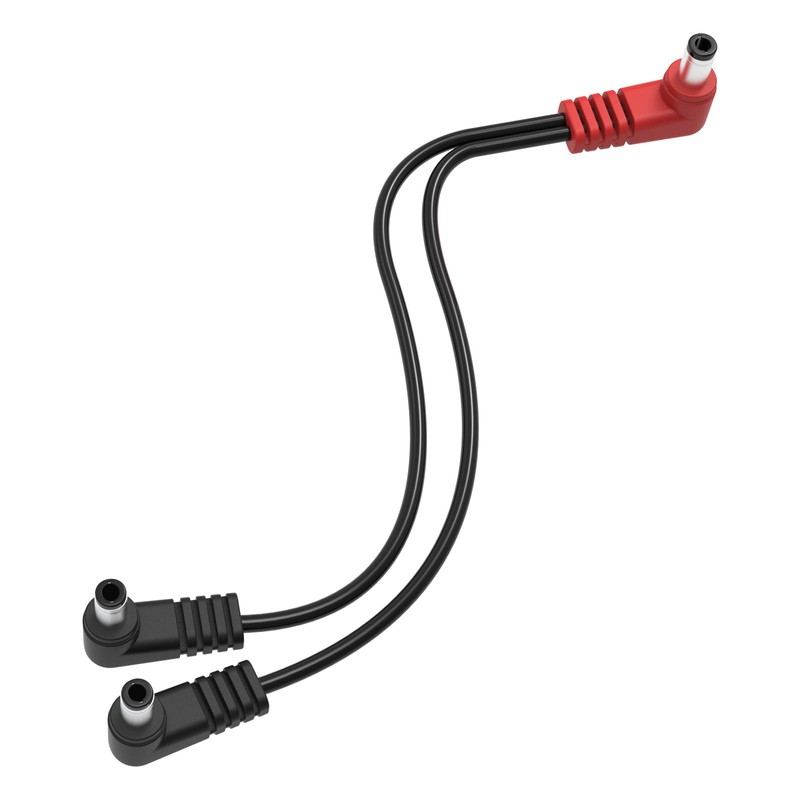 YXQZH Guitar Pedal Power Cable 2-Way Stereo Split, 2-Pack