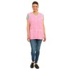 Ladies Gingham Buttons Through Design Piping Tabard Apron Overalls Front