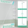 shuang qing 4-Tier Corner Shower Caddy Tension Pole Organizer -